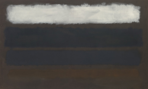 No. 14 (Horizontals, White over Darks) Mark Rothko