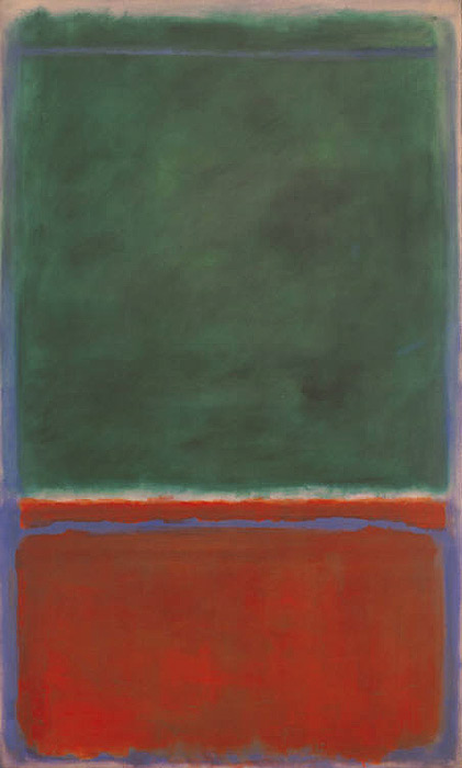 Green and Maroon Mark Rothko